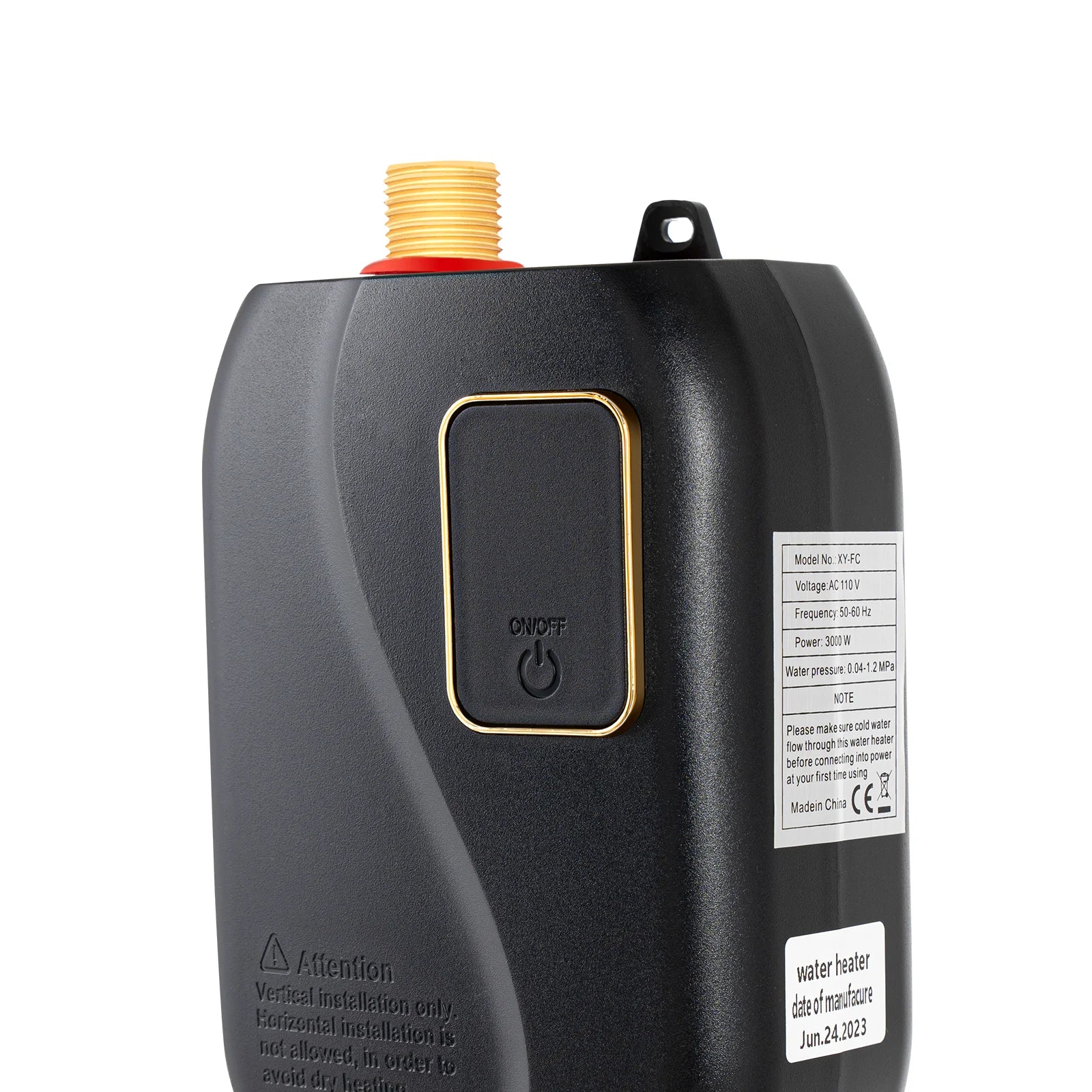 110V 3000W Mini Instant Electric Tankless Water Heater with LCD Digital Display T14217
