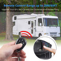 Black Wireless Keyless Entry Door Lock Handle with Keypad & Fob Z7508