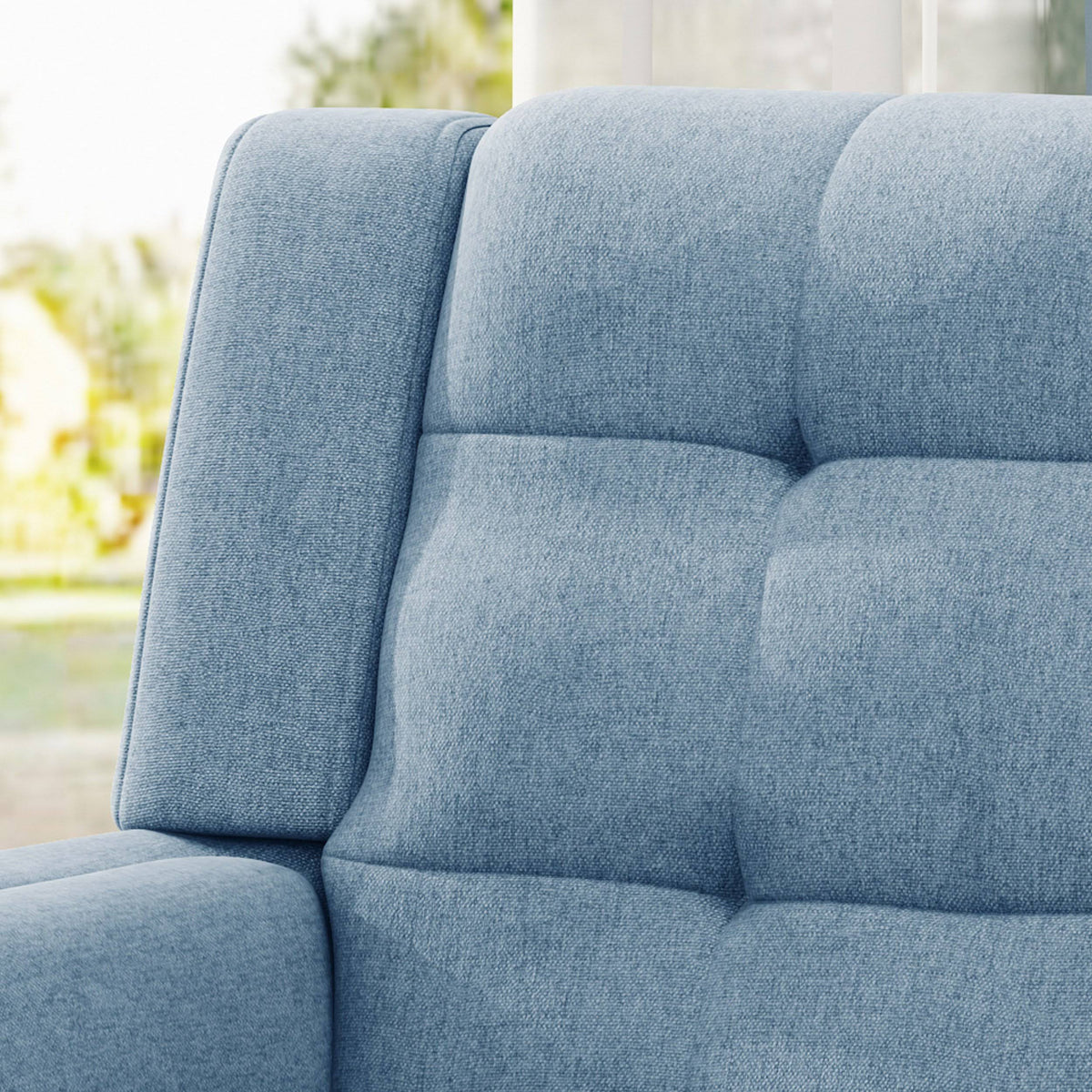 Beige Fabric Arm Chair E661