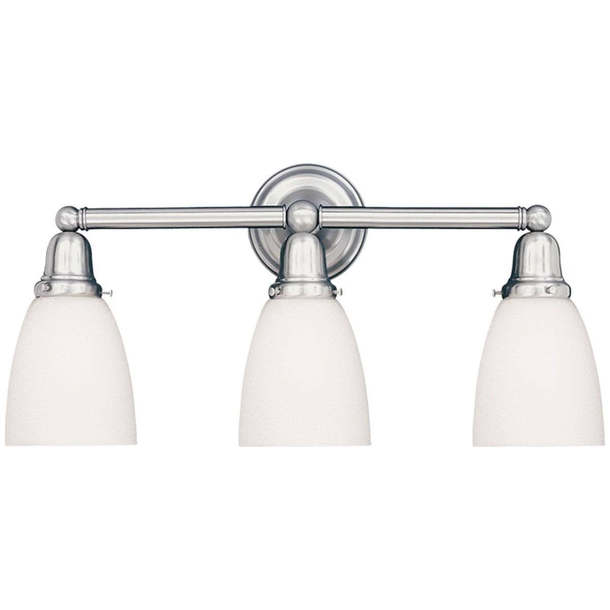 3 Light Bath Bracket Satin Nickel Z773