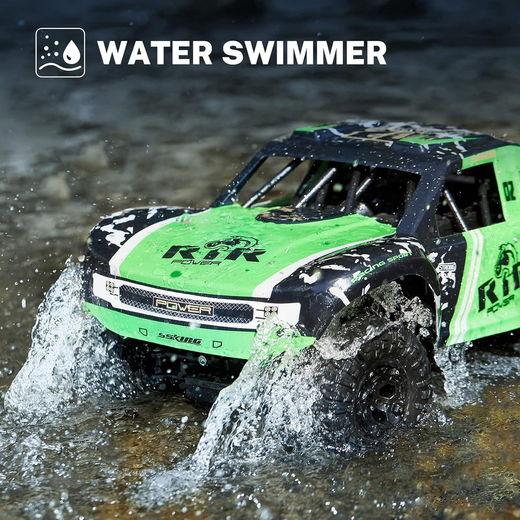 1:10 Scale 2.4 GHz Waterproof 4WD RC Monster Truck (Green) R376