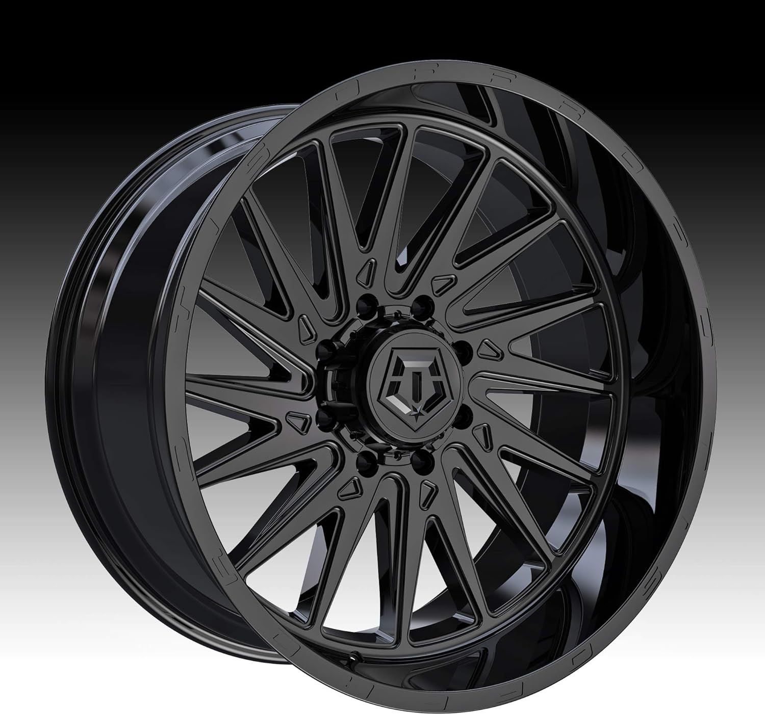 24x12 8x170-44mm Black Wheel Rim 24" Z65124