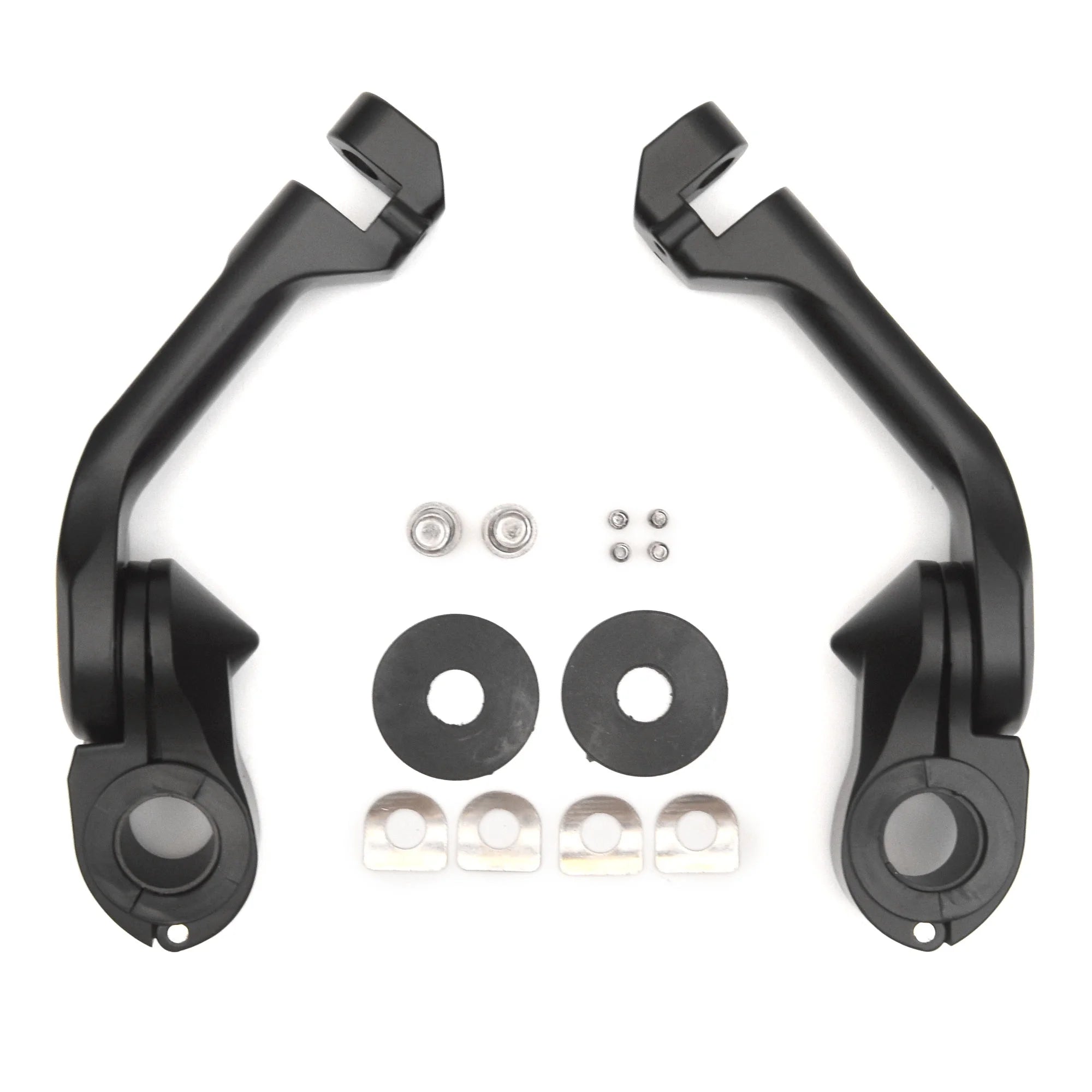 Black Angled Adjustable Highway Foot Peg Mounting Kit, 1 Pair D922