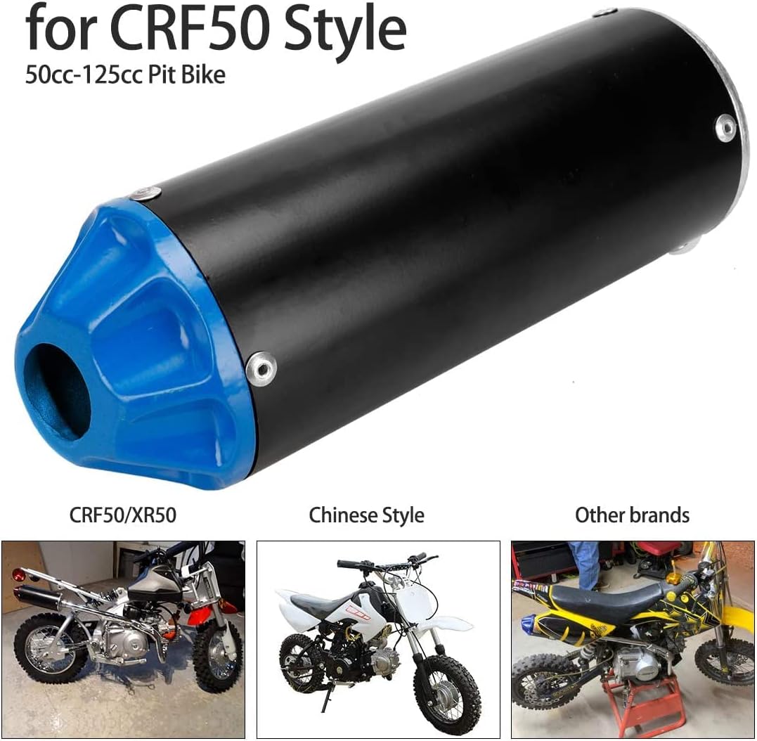Blue Pack of 2 Exhaust Muffler Silencer Pipe Assembly Kit J521817