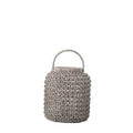 Woven Water Hyacinth Lantern O87479