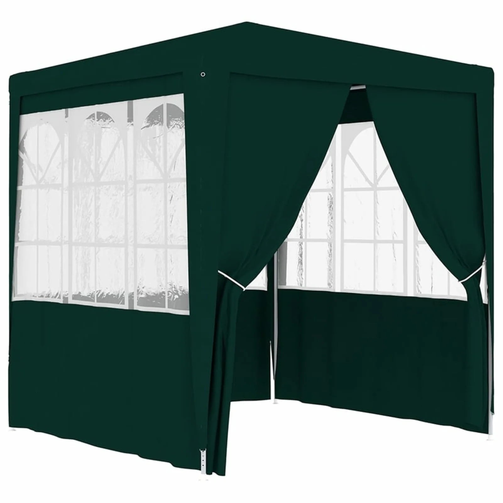 Green Party Tent with Side Walls 6.6'x6.6' V4525