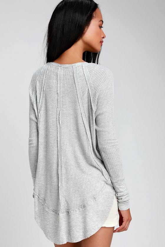 Grey Thermal Top J814992