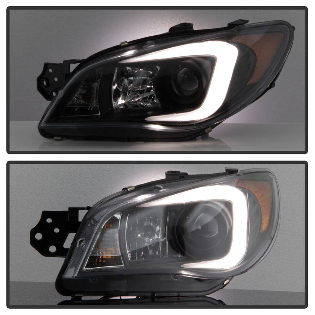 Black DRL LED Projector Headlights X93227