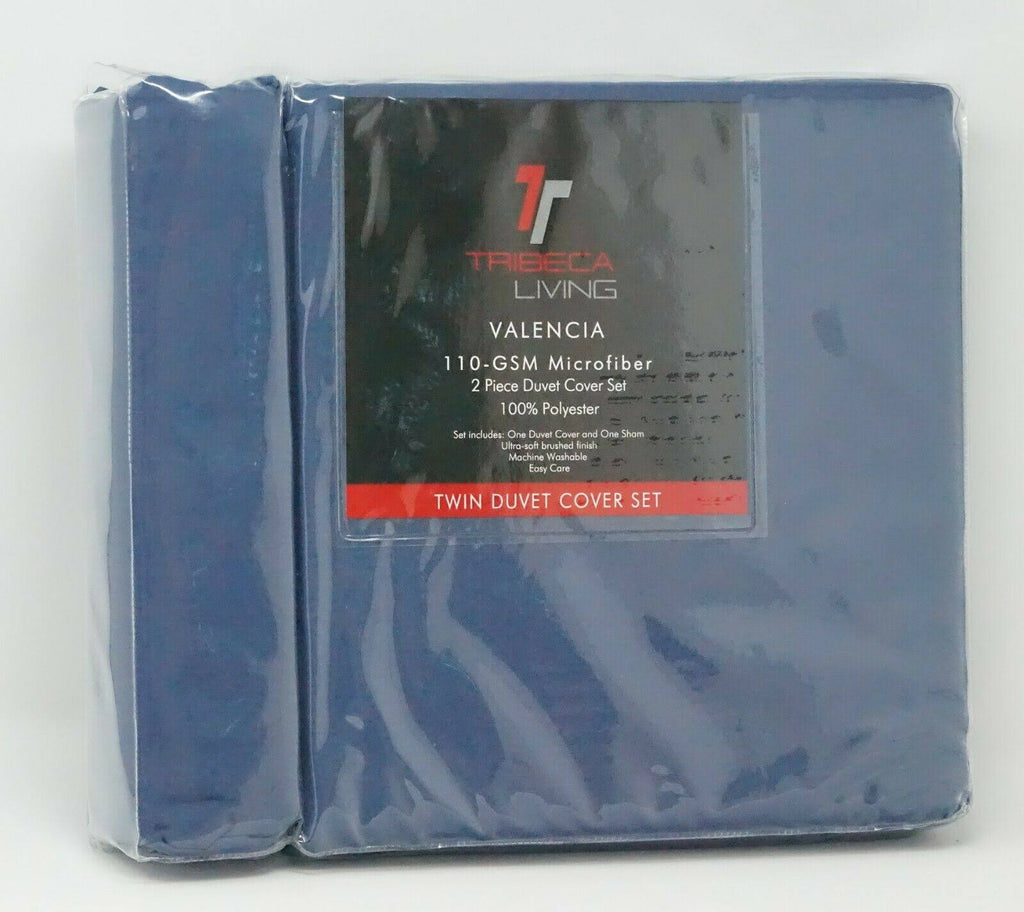 Oversized 2-pc. Duvet Cover Set - Twin - Moonlight Blue J132
