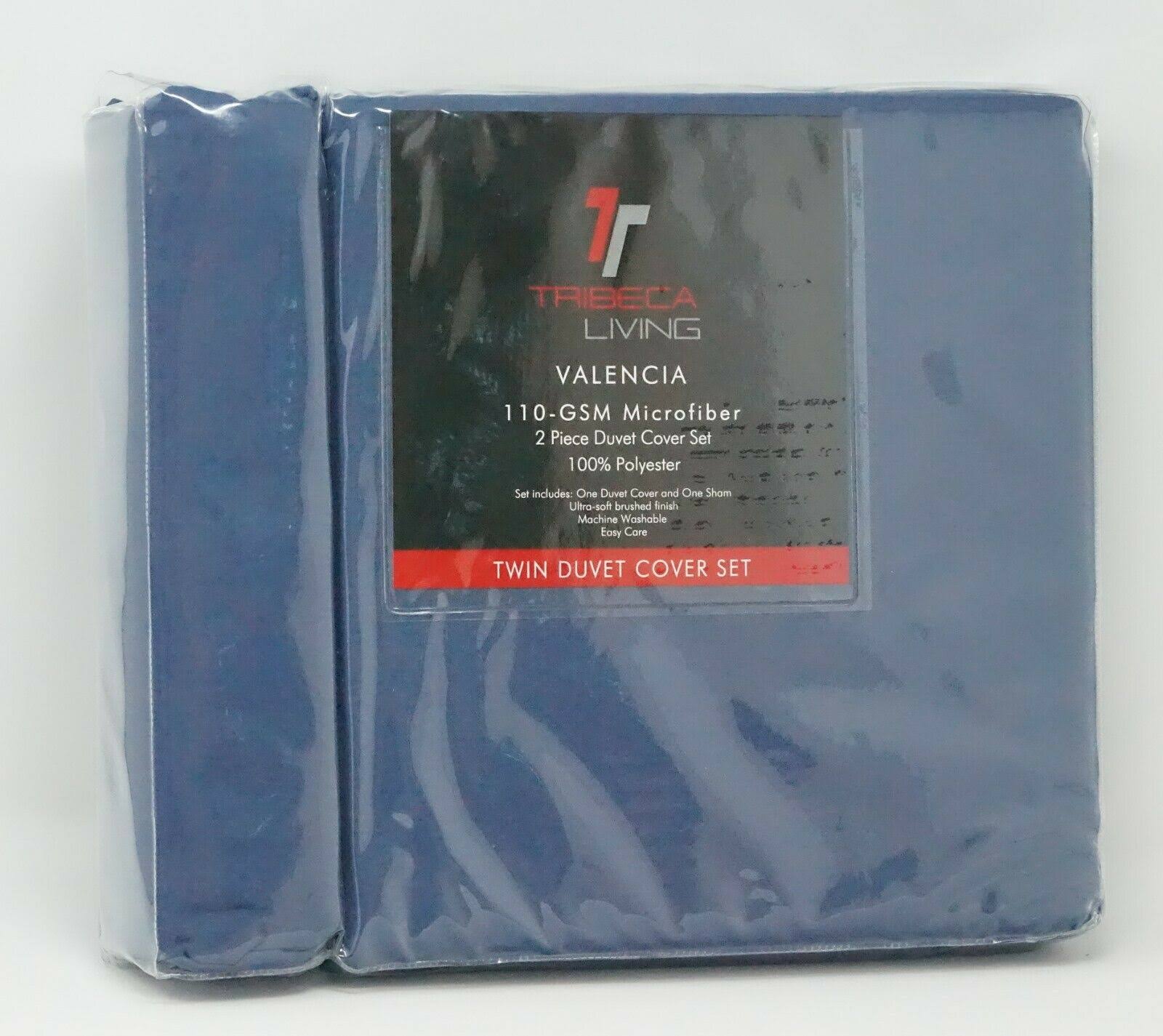 Oversized 2-pc. Duvet Cover Set - Twin - Moonlight Blue J132