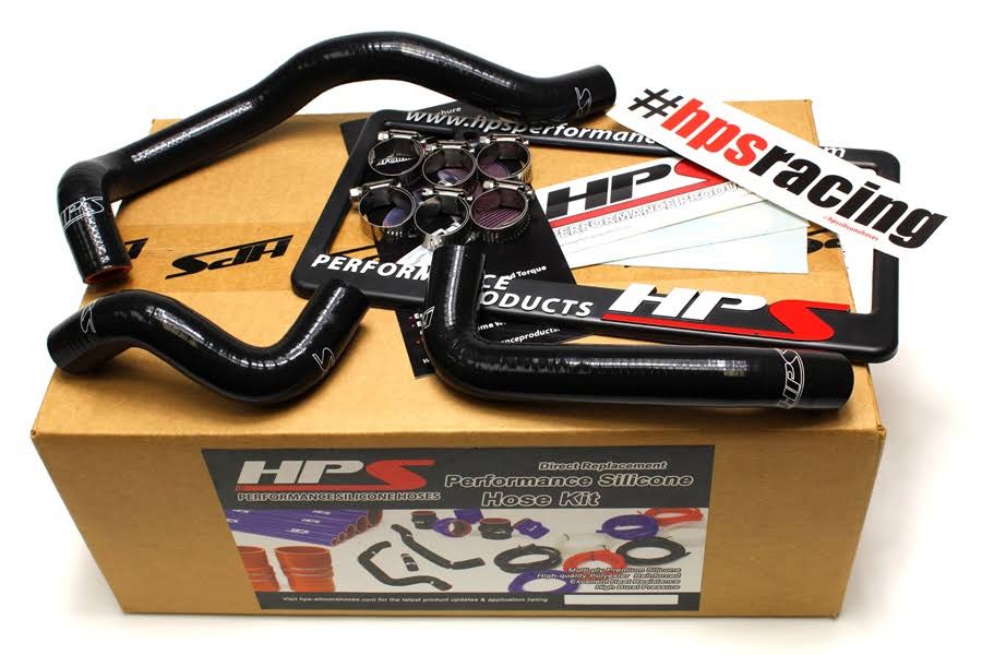 Black Silicone Heater Hose Kit R229
