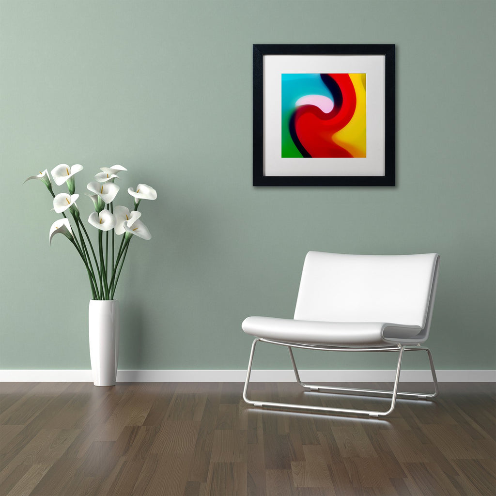 Canvas Art by Amy Vangsgard White Matte Wood Frame S159