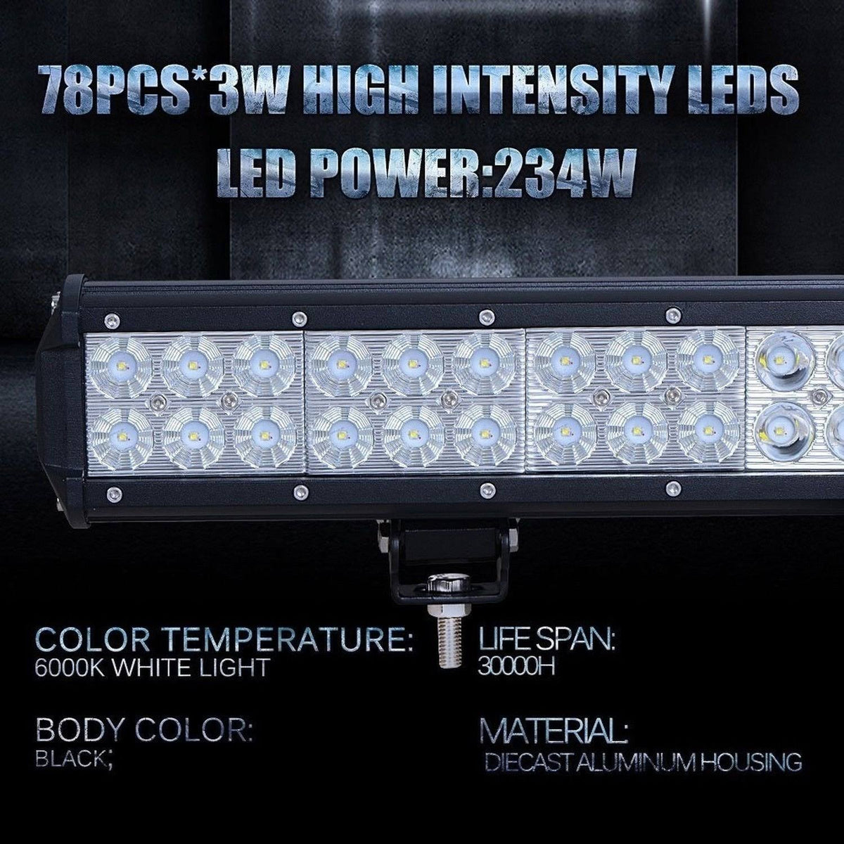 36 inch 234W LED Light Bar Combo 24V 12V B317077