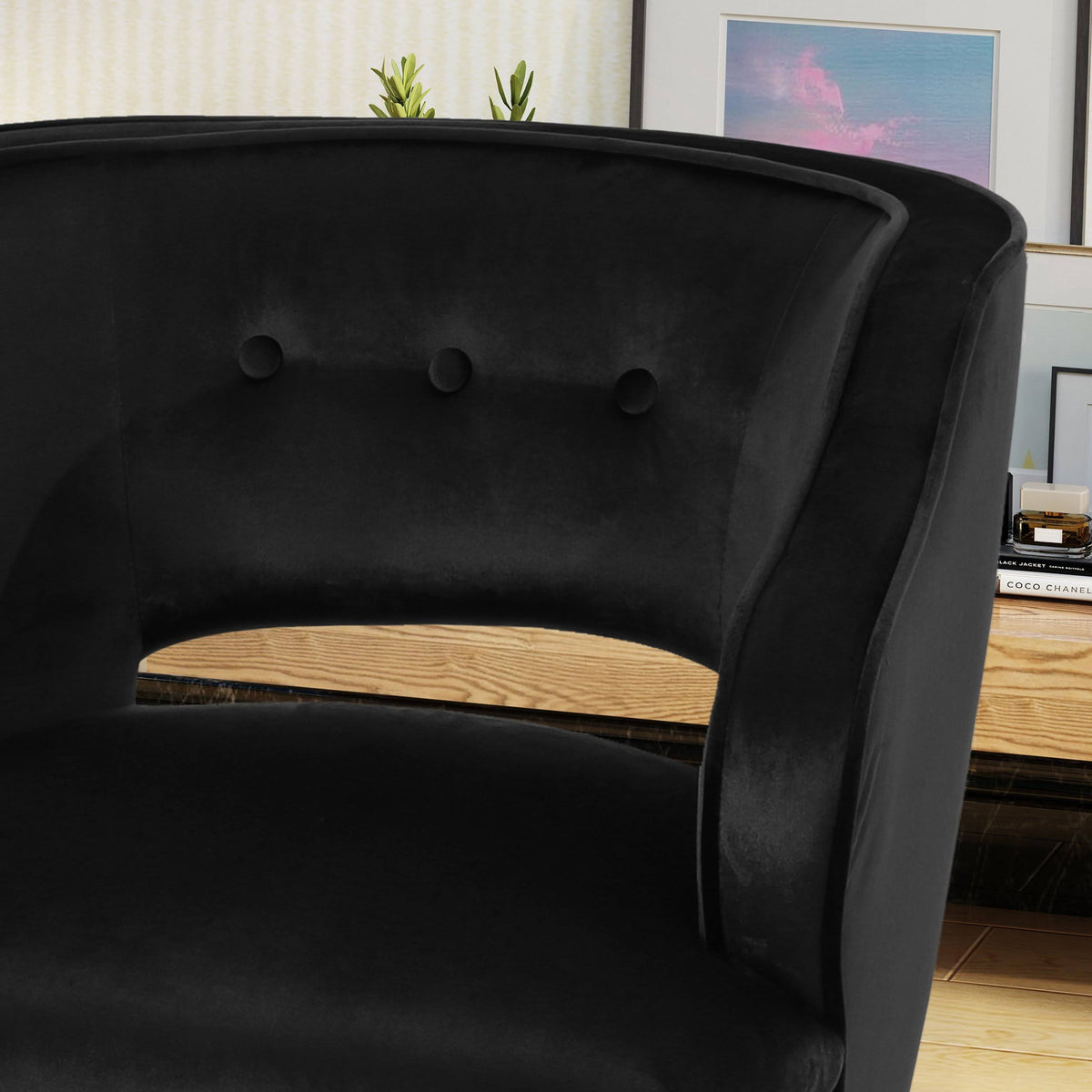 Emerald Velvet Accent Chair P511