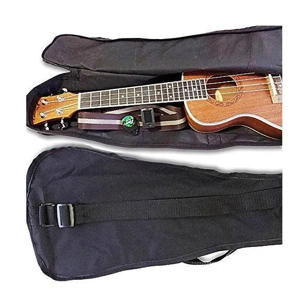 Tenor Ukulele Bundle with Strap, Case, Tuner, Picks, Pick Holder, Aquila Strings F4560
