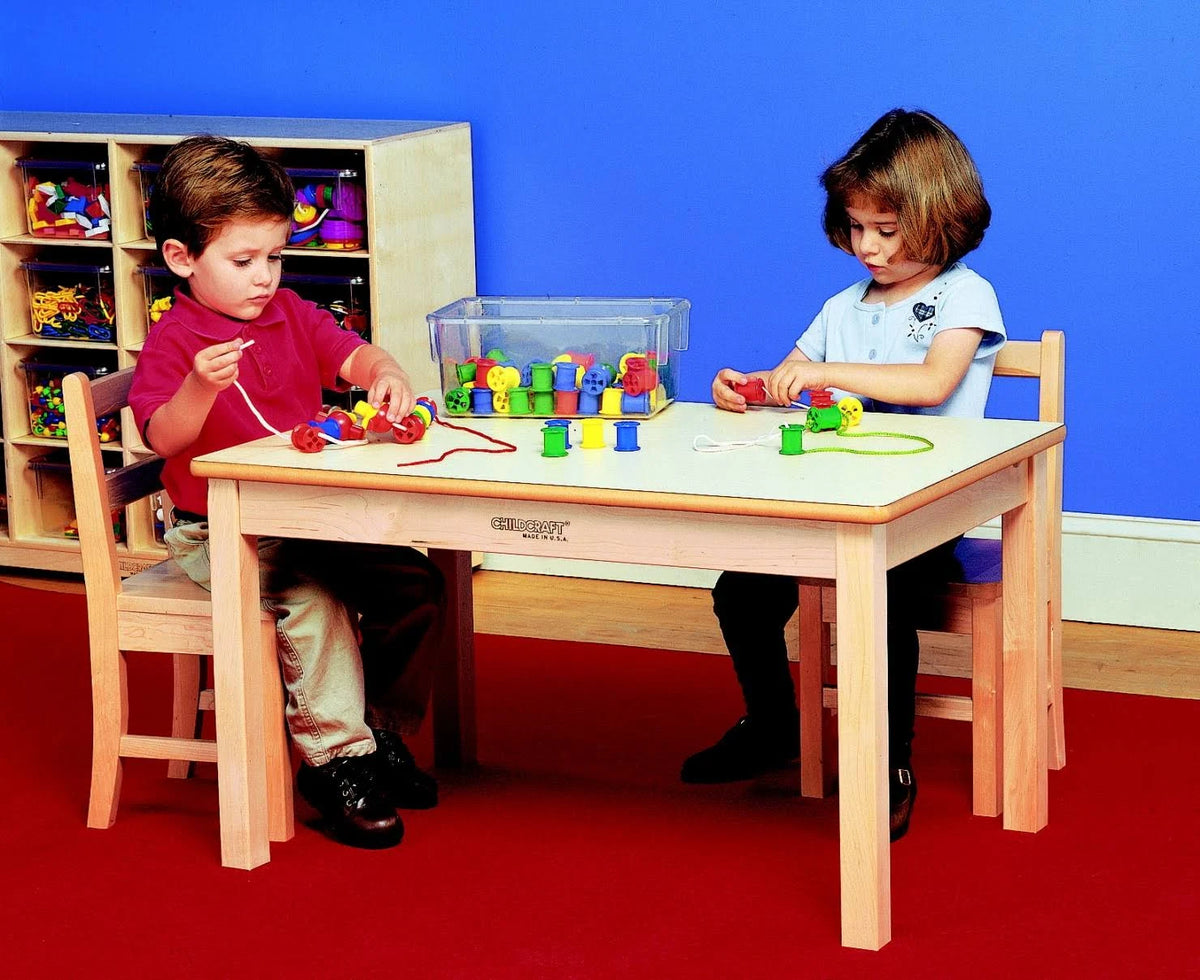 Laminate-top Wood Table, Rectangle, 30 W x 48 D x 28 H in K112683