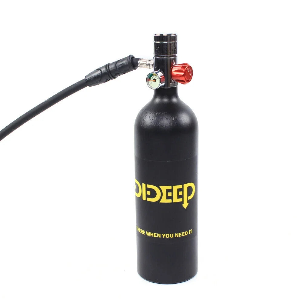 Mini Scuba Diving Case Kit 1.0L Oxygen Tank Pump Equipment A328