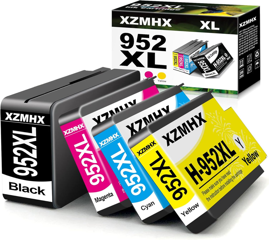 Remanufactured Ink Cartridge 4-Pack for HP Officejet Pro Printers X407