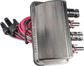 Solar Panel Weatherproof Cable Wire Entry Housing with Connectors, 4 Ports, 5 Ft, Pack of 2 K28564