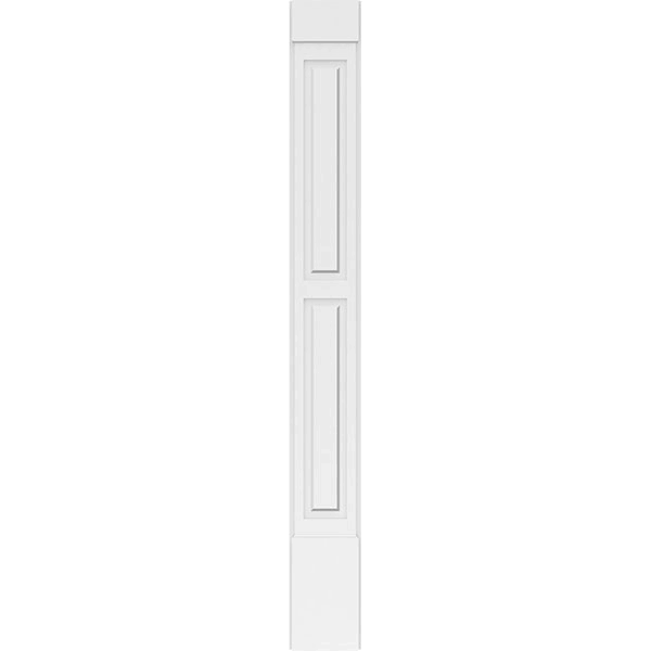 Two Equal Raised Panel PVC Pilaster C866