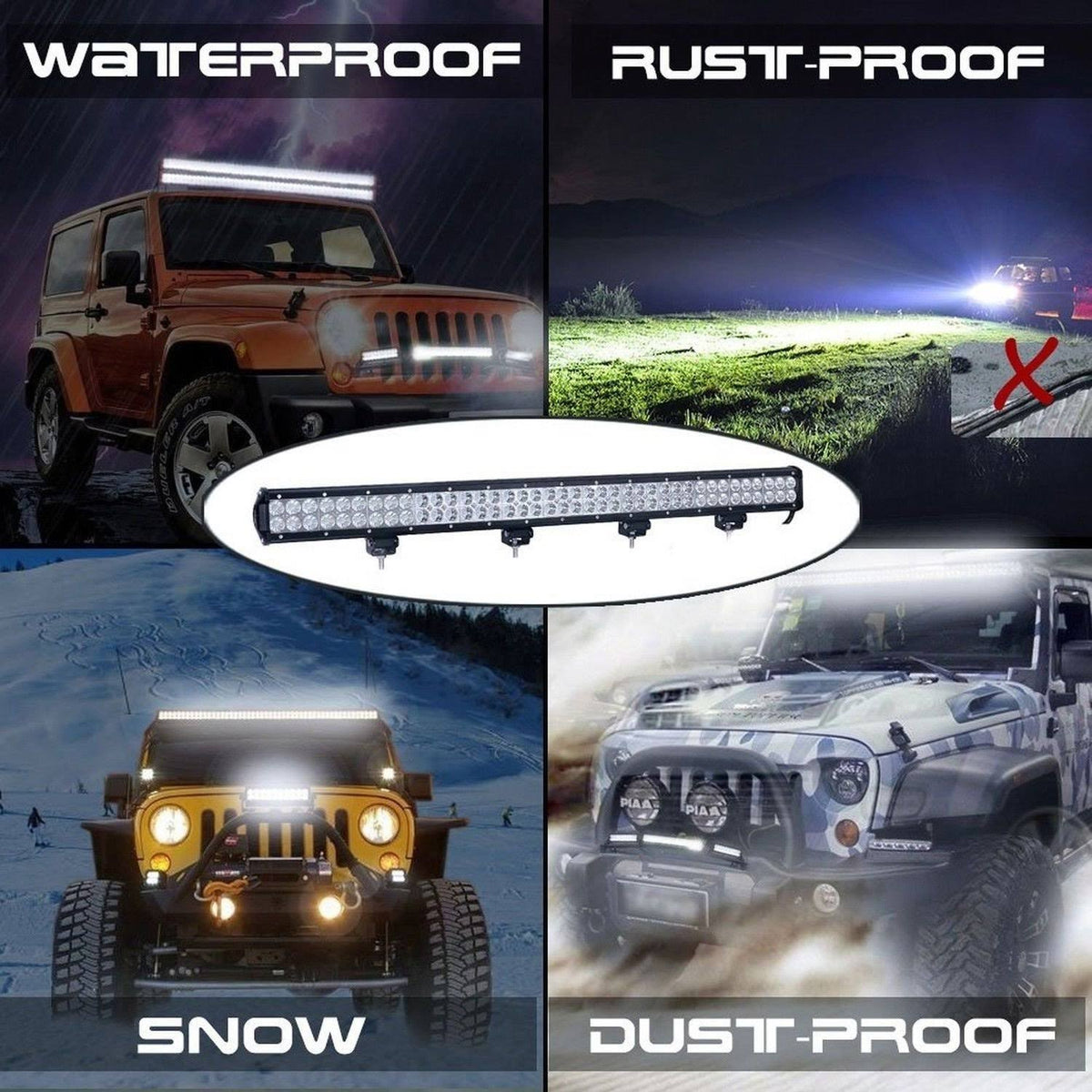 36 inch 234W LED Light Bar Combo 24V 12V B317077