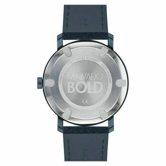 Blue Ion-plated Stainless Steel Case Watch K628