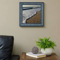 Dusty Blue Embossed Frame Z42494
