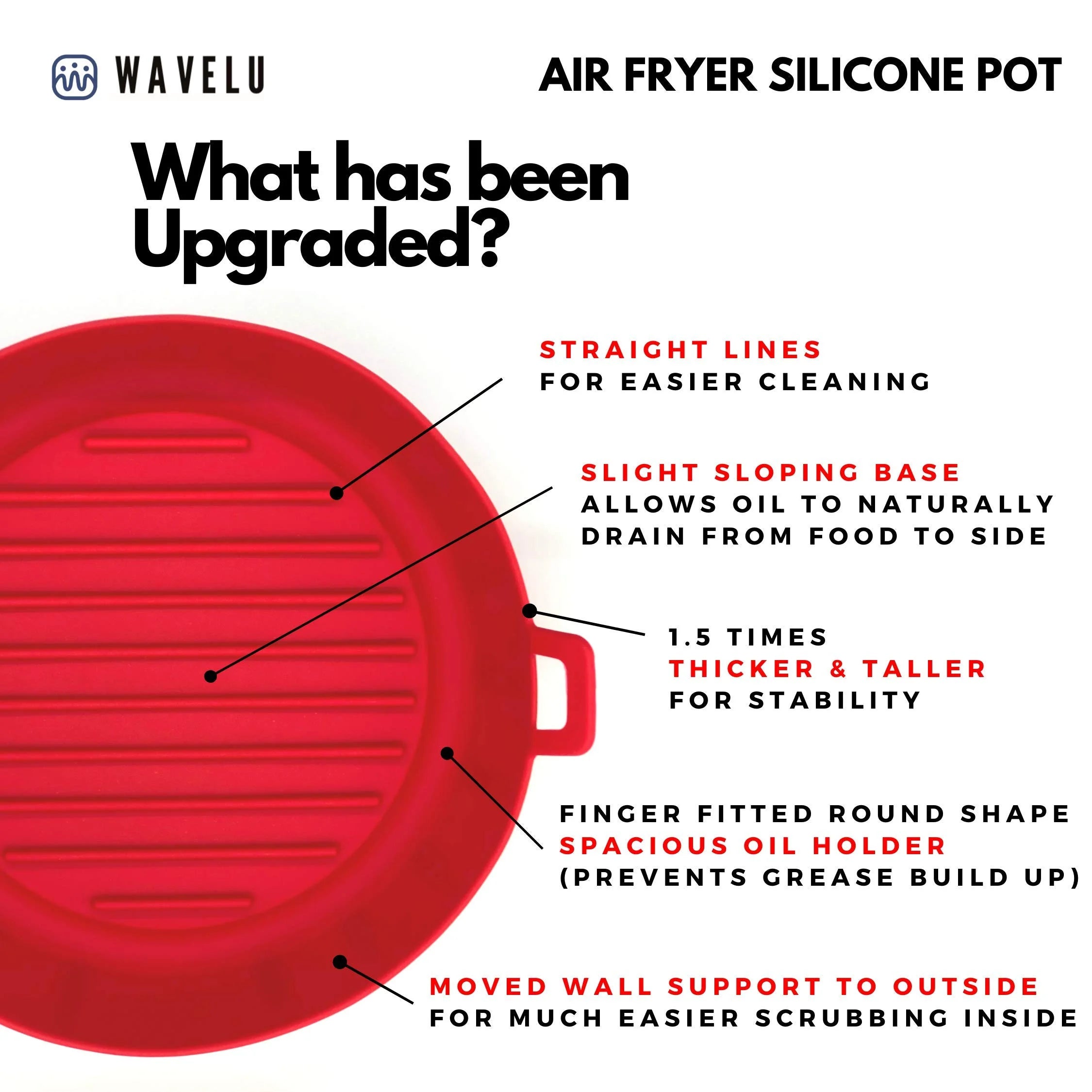 Air Fryer Silicone Pot Liner O595054