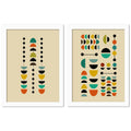 White Framed Print Set V606