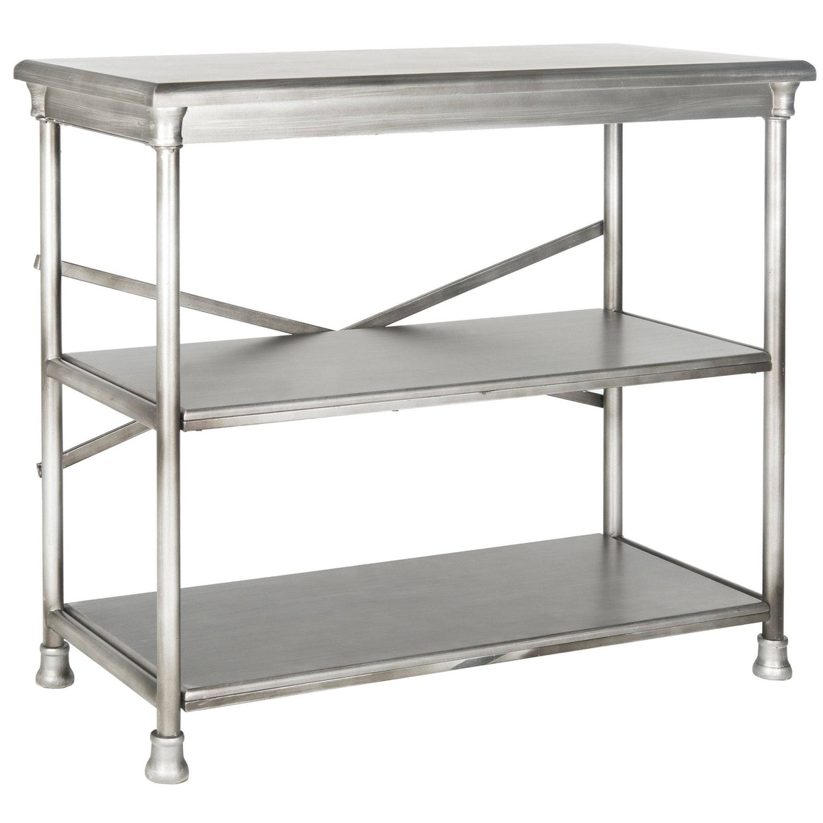 Dark Silver Medium Bookcase S953996