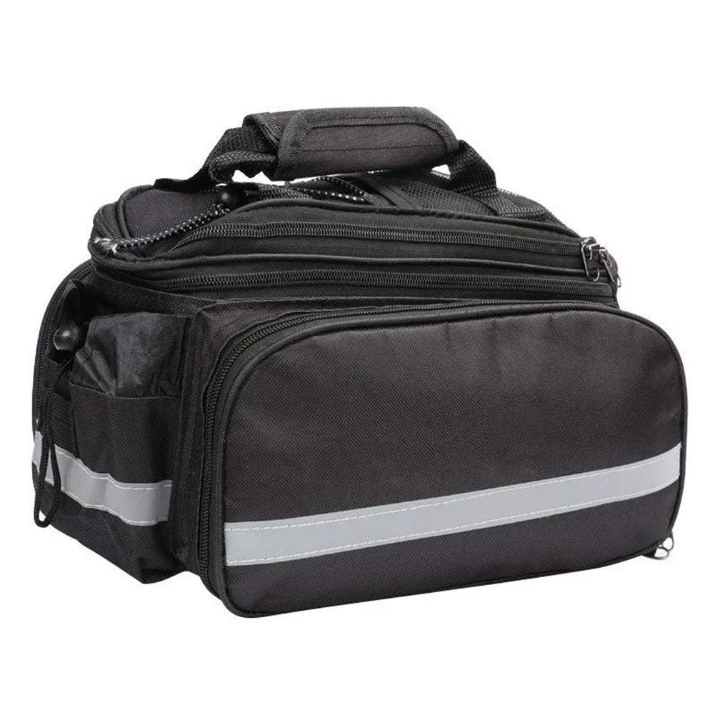 Bicycle Rear Rack Trunk Storage Bag with Reflective Strap Z124639