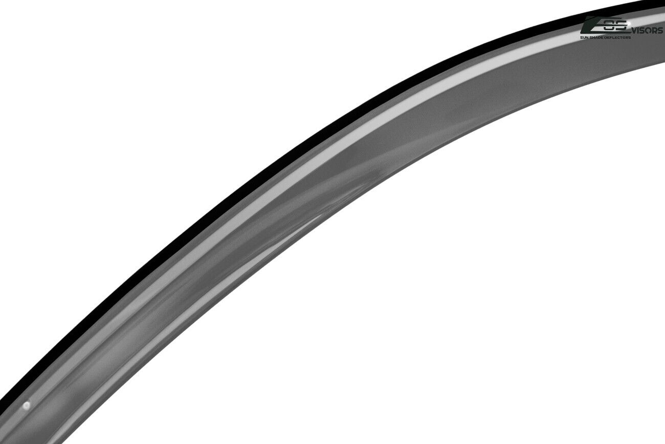 Smoke Tinted Clip-On Window Deflectors Rain Guard Z29209