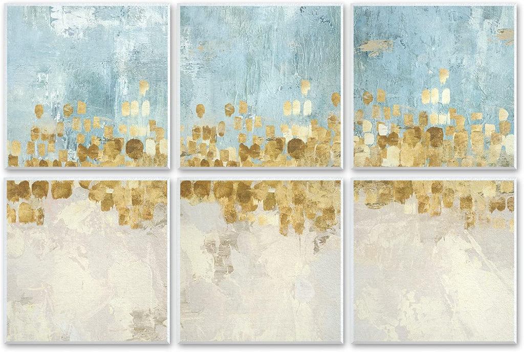 Art Acoustic Panels 12"x12" 6 Pack Sound Absorbing Wall Panel J35037