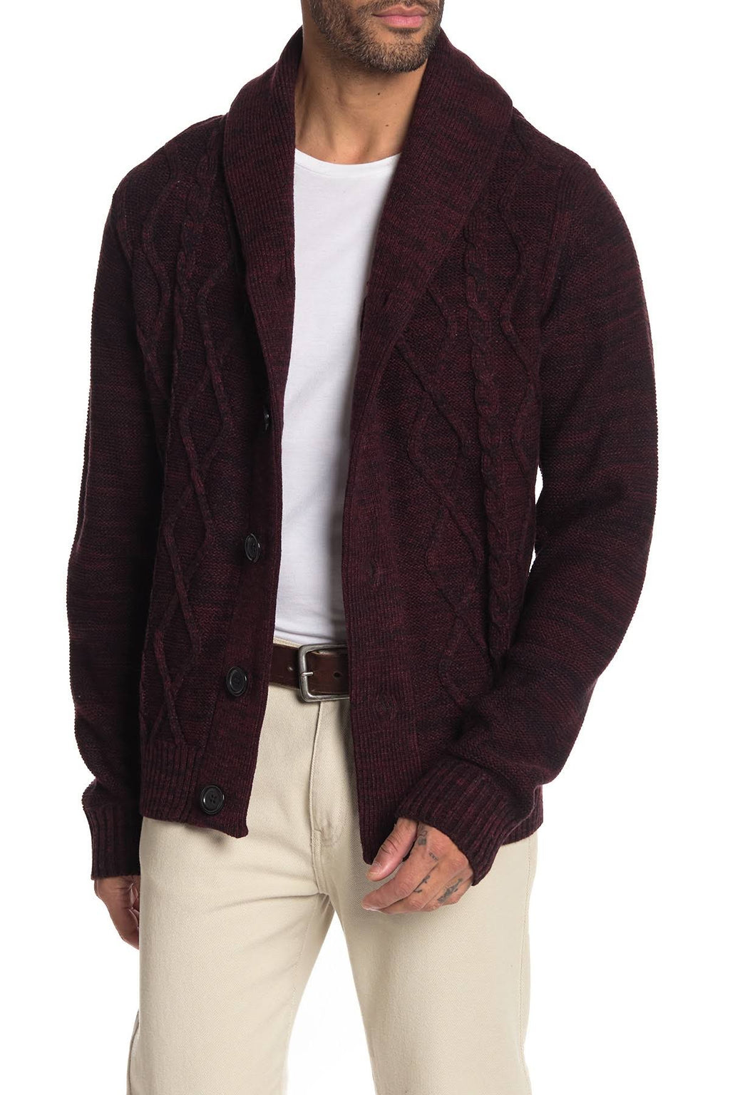 XXL Cable Knit Cardigan B2772