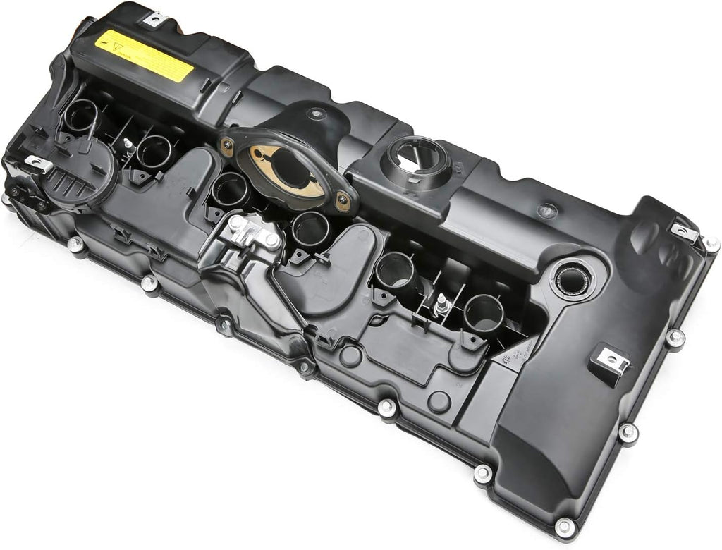 N52 Engine Valve Cover Kit with Oil Cap, Gaskets, Spark Plug Seals, Bolts B201838