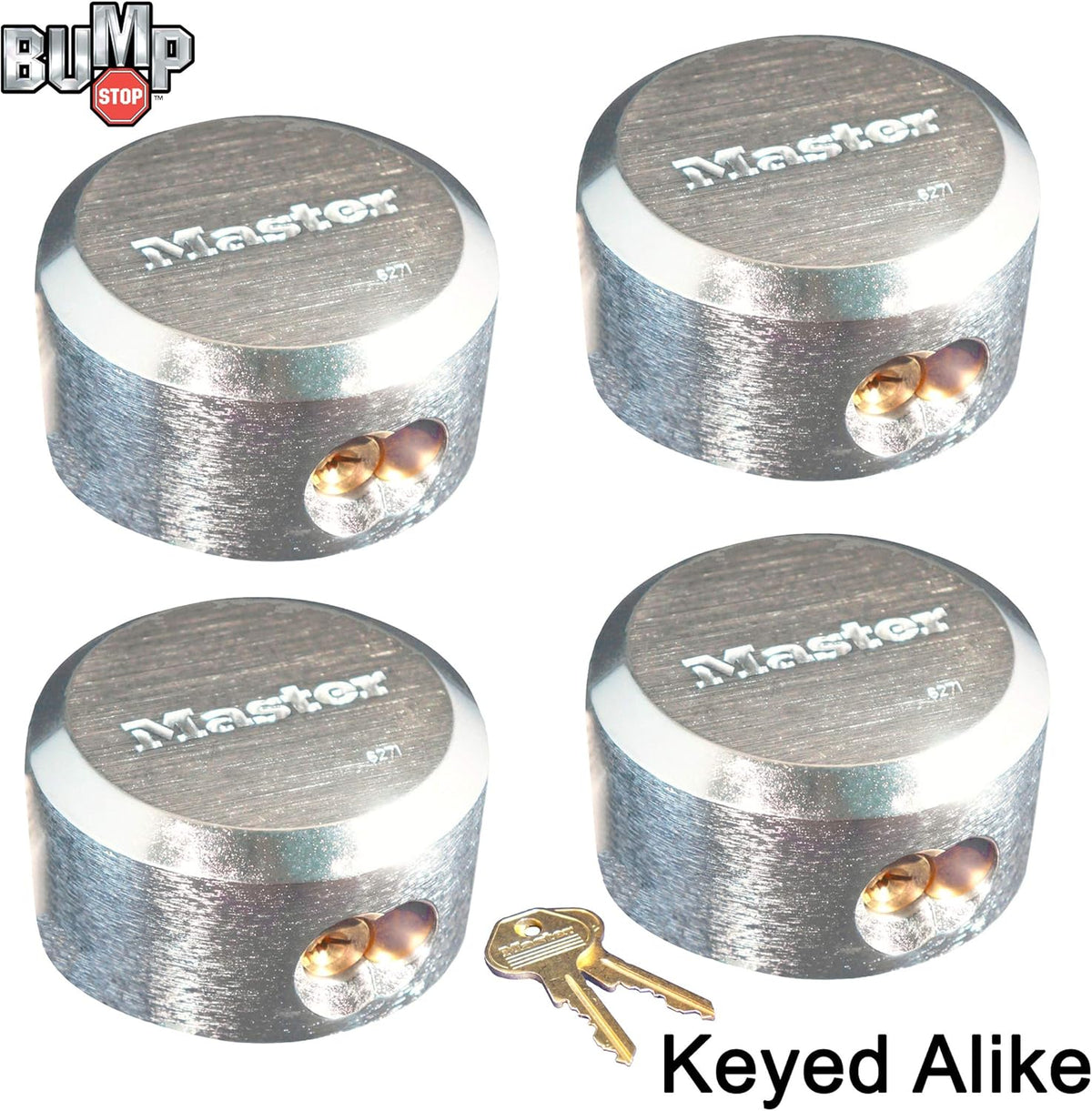 Keyed Alike Hidden Shackle Padlocks S922702