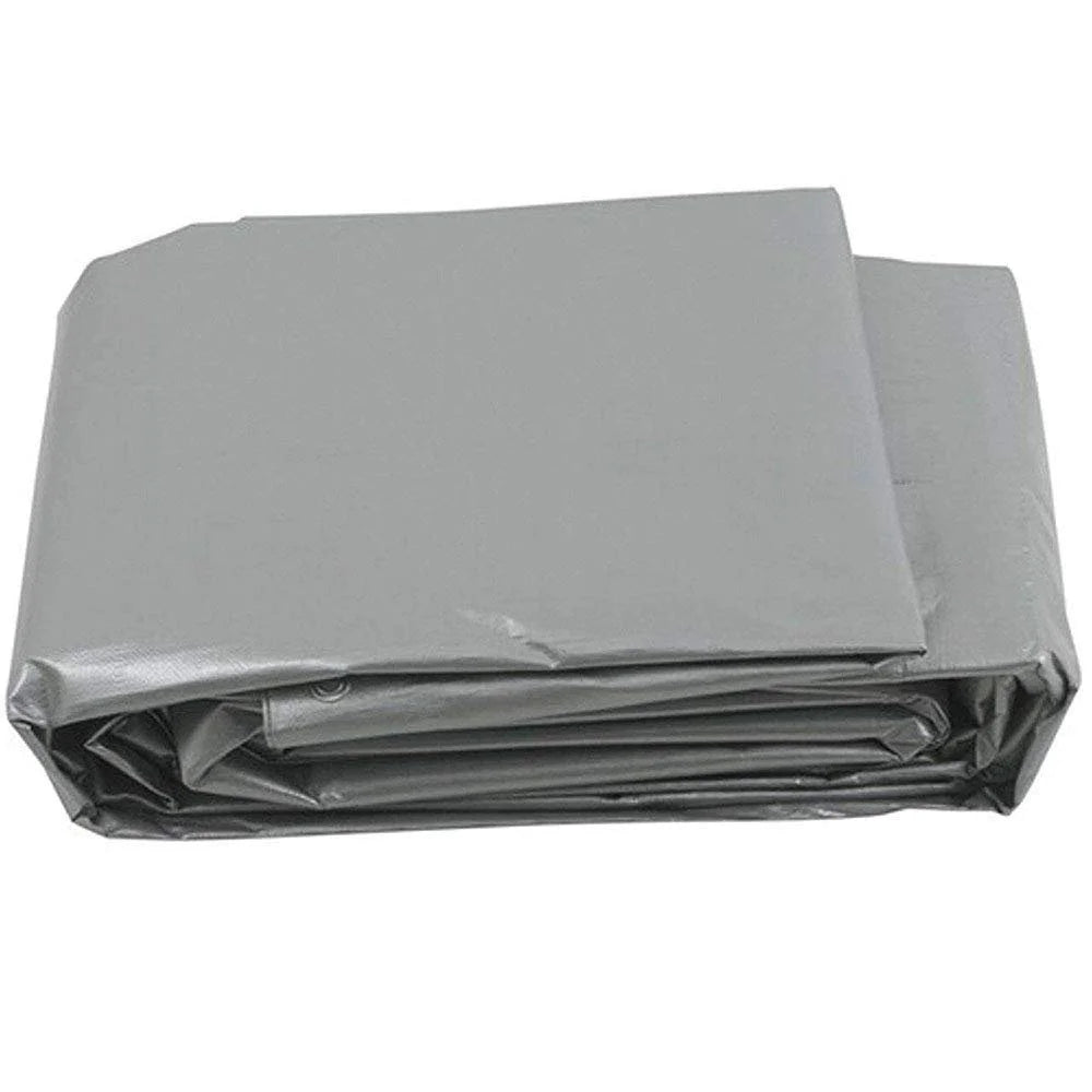 Gray 16 X 20 Waterproof Polyethylene Tarp O5767