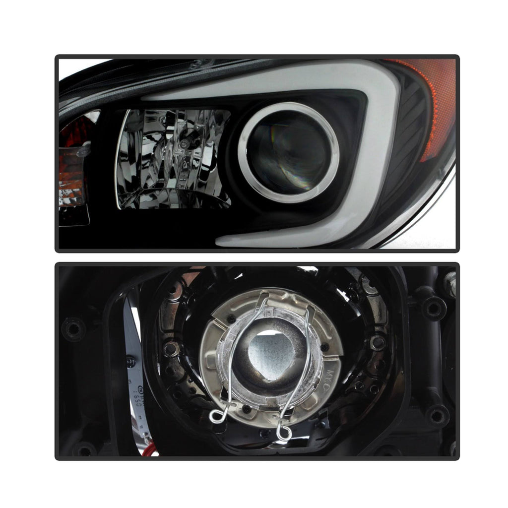 Black DRL LED Projector Headlights X93227