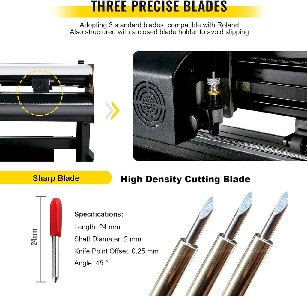 720mm Vinyl Cutter Machine with Touch Screen and Servo Motor X297
