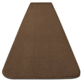 Toffee Brown 16 ft. x 27 in. Skid-Resistant Carpet Runner S1911