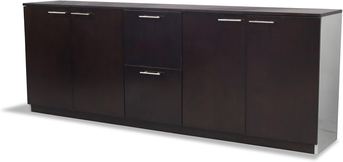 Polished Walnut Cabinet Credenza R175