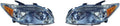 Headlight Assembly Pair Black Housing W73131