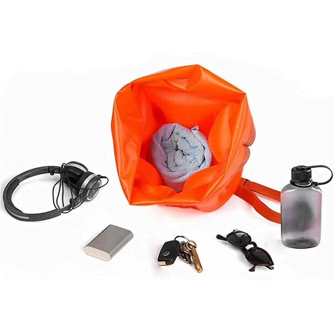 Inflatable Swimming Buoy for Open Water Safety H53297
