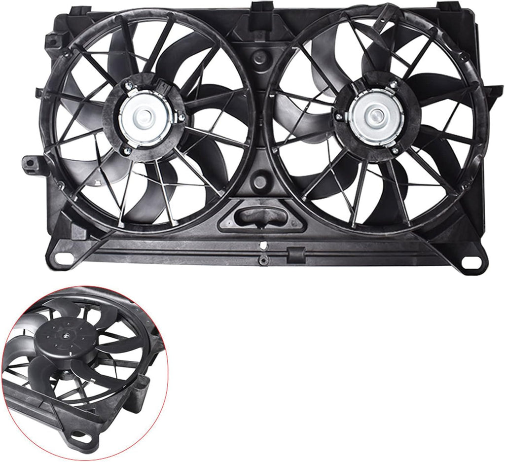 Radiator Cooling Fan Replacement for 2005 2006 2007 GMC Sierra Yukon Chevy Avalanche Silverado Suburban Tahoe P91857