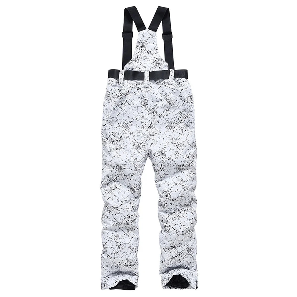 Waterproof Ski Pants with Adjustable Waist and Reinforced Knees H29340