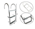 White 3 Steps Swim Boarding Ladder G96151