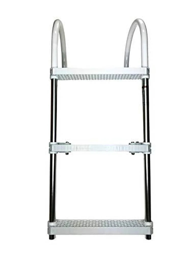 White 3 Steps Swim Boarding Ladder G96151