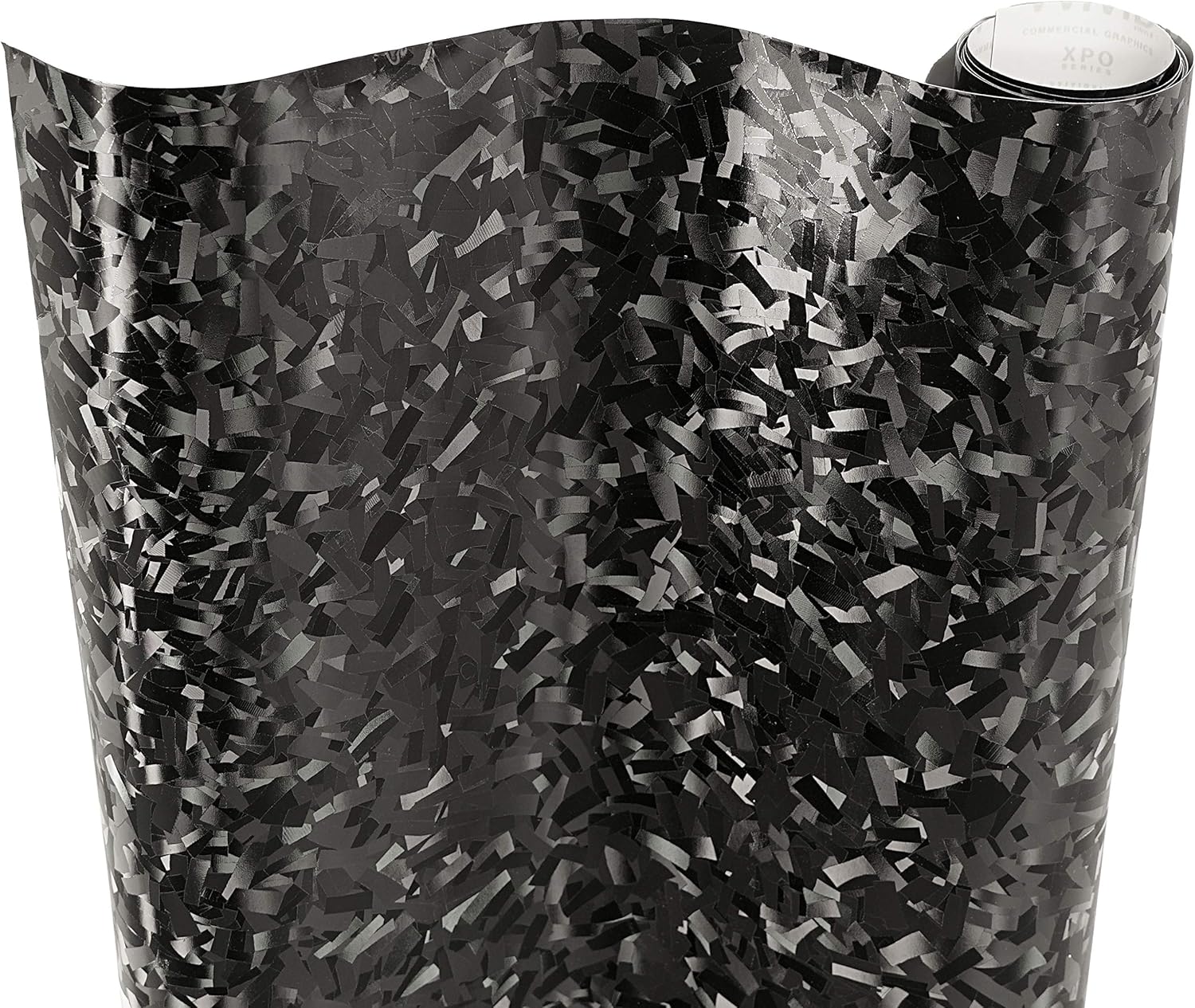 Black Forged Composite Carbon Vinyl Wrap Roll 50ft x 5ft Y77688