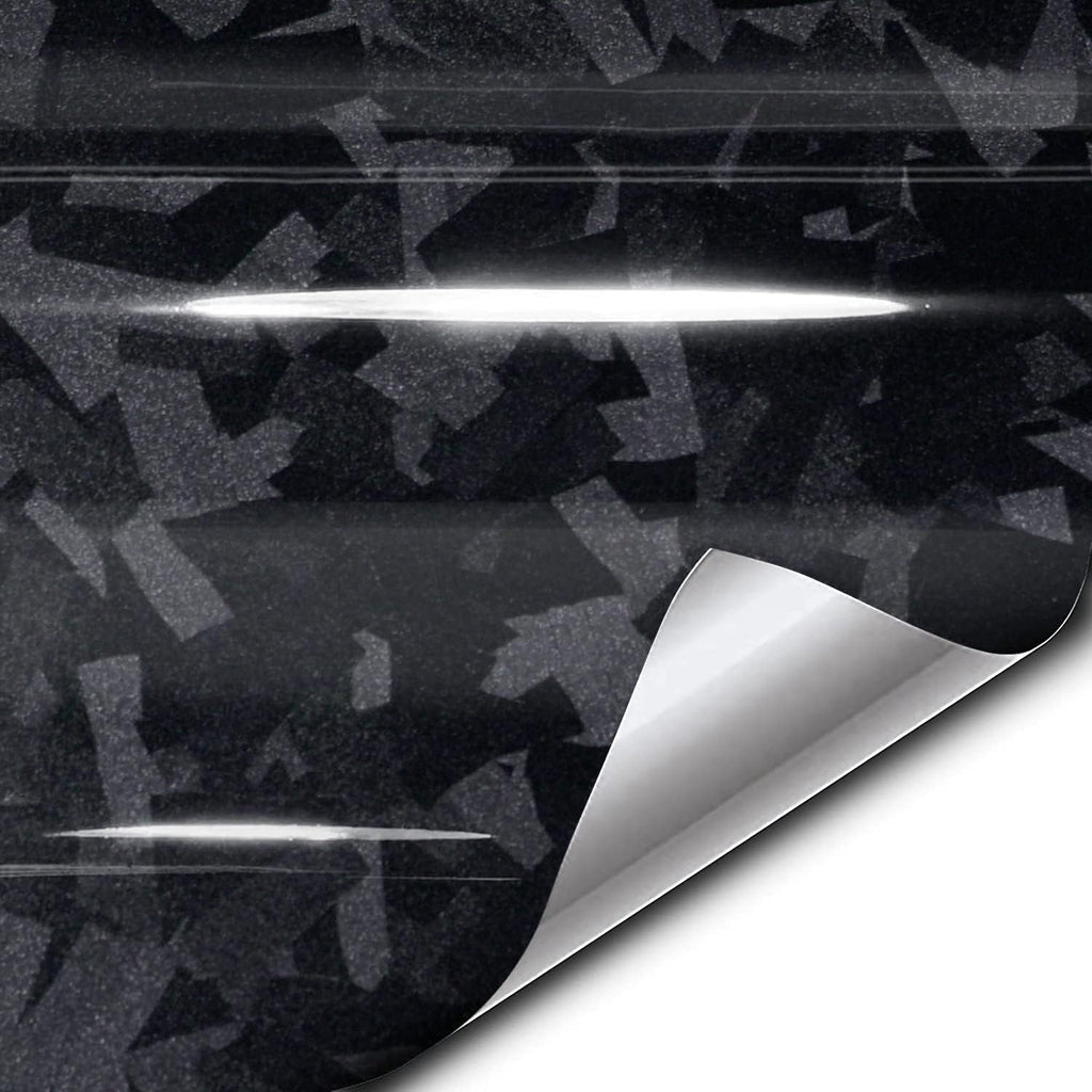 Black Forged Composite Carbon Vinyl Wrap Roll 50ft x 5ft Y77688