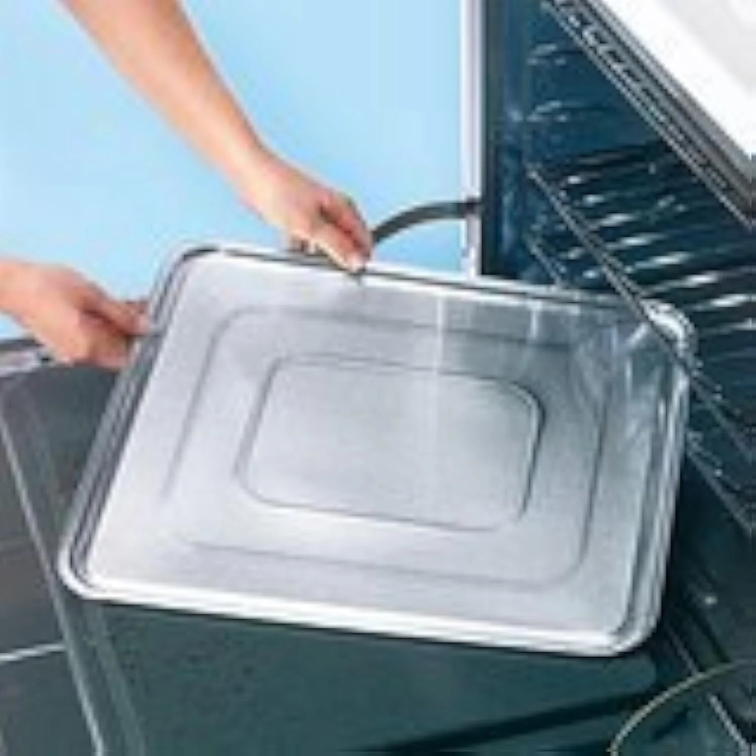 Silver Aluminum Foil Oven Liner Set of 10 Q32030